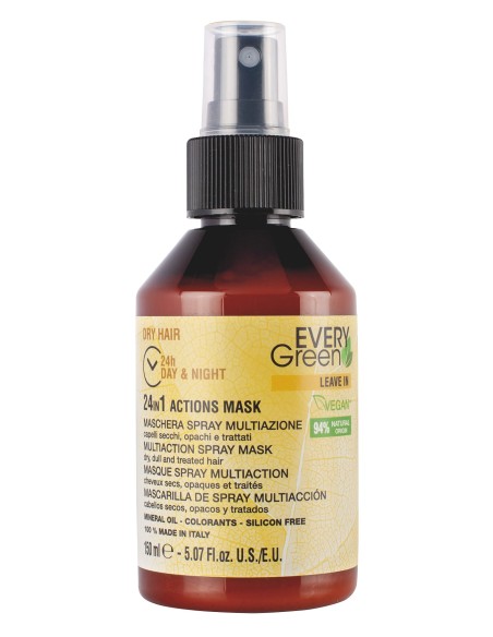MASCARILLA LEAVE IN EN SPRAY 24 EN 1 (DRY HAIR) 150 ML EVERY GREEN