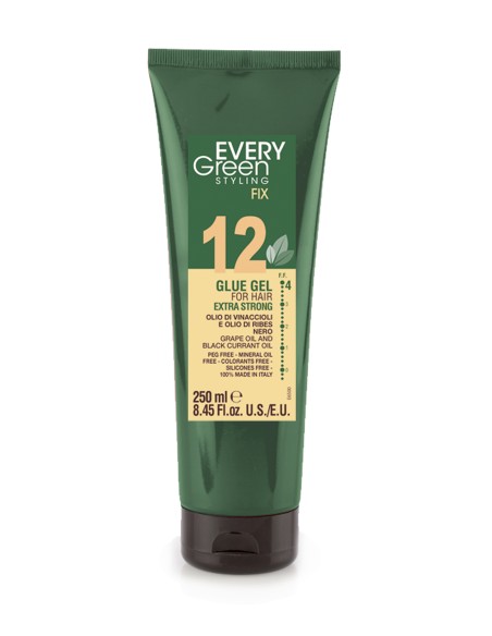 GEL EXTRA FUERTE EV12 250 ML EVERY GREEN