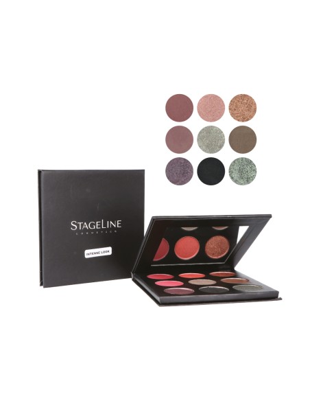 PALETA DE SOMBRA DE OJOS 9 COLORES INTENSE LOOK STAGE LINE