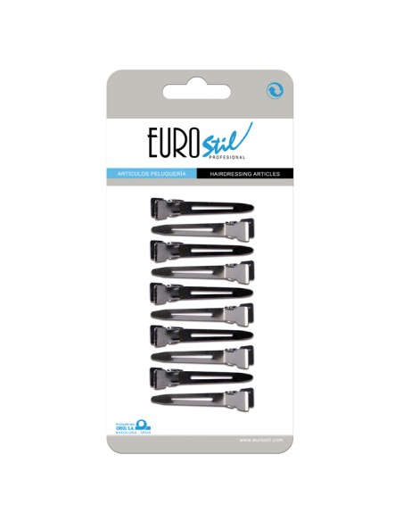 CARTON 10 PINZAS METAL PEQUEÑAS CABEZA ANCHA EUROSTIL