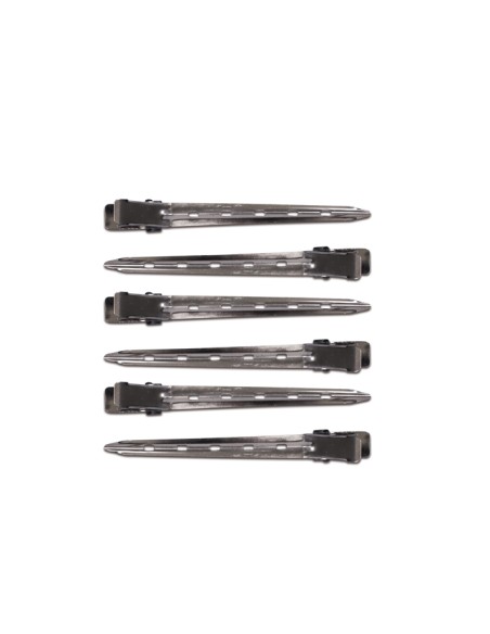 CARTON 6 PINZAS METAL CURVADAS EUROSTIL