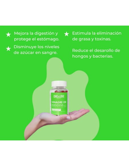 VITAMINAS VINAGRE DE MANZANA 60 UND CHIC&LOVE