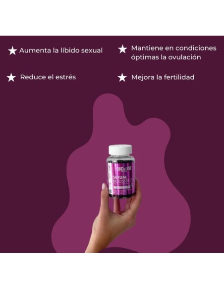 VITAMINAS SEXUAL BOOSTER MUJER ROSA 60 UND CHIC&LOVE