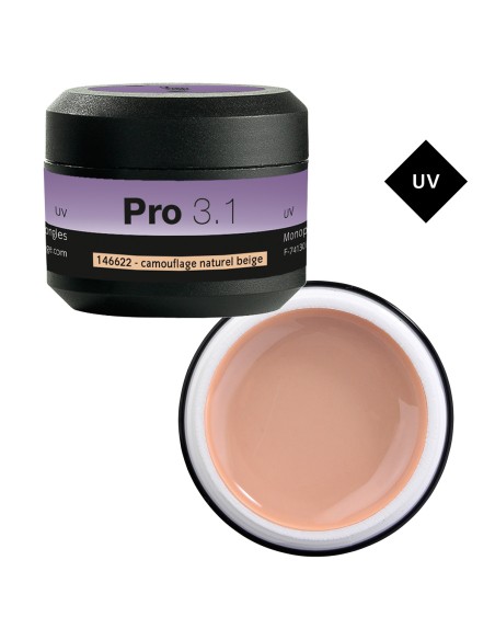 GEL MONOFASICO 3.1 PRO NATURAL BEIGE 15GR PEGGY