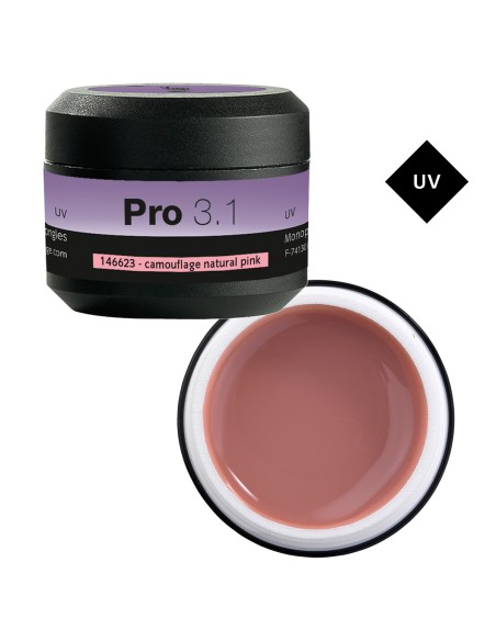 GEL MONOFASICO 3.1 PRO NATURAL PINK 15GR PEGGY