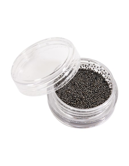 ADORNOS PARA UÑAS MINI BALLS BLACK PEGGY