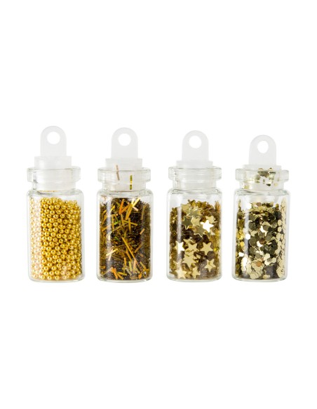 MINI KIT DE PURPURINA PARA UÑAS OR PEGGY