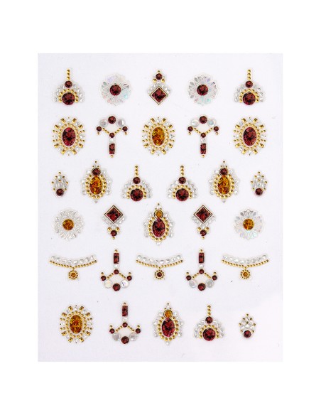 ADORNOS ADHESIVOS PARA UÑAS LUXURY PEGGY