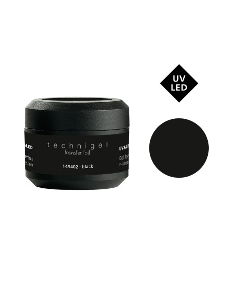 GEL UV/LED PARA UÑAS TRANSFER FOIL BLACK PEGGY