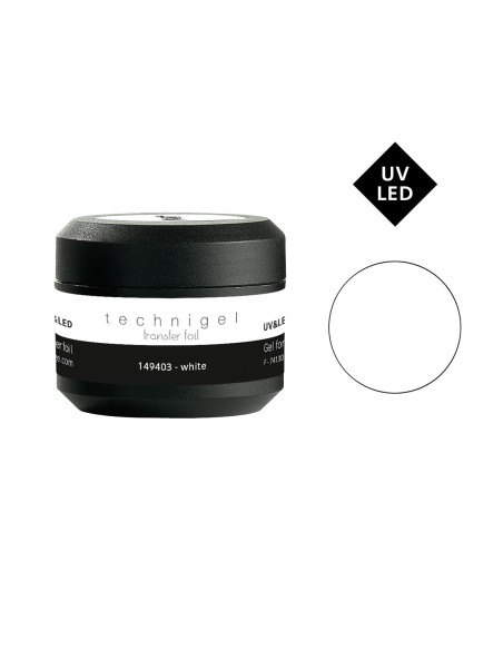 GEL UV/LED PARA UÑAS TRANSFER FOIL WHITE PEGGY