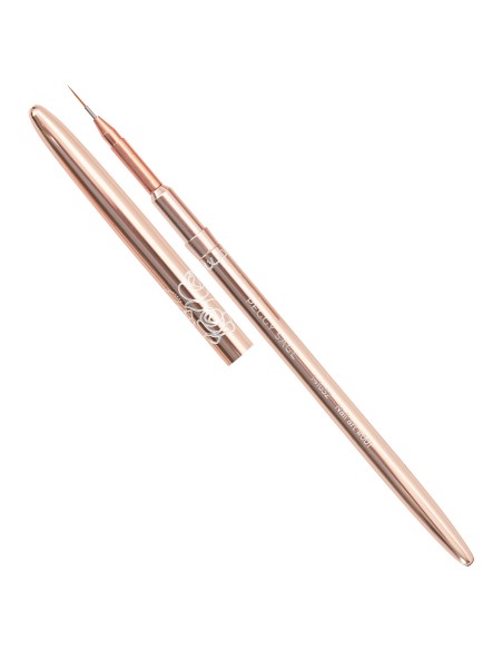 PINCEL PARA UÑAS LINER LARGO ROSE GOLD TAMAÑO 001 PEGGY