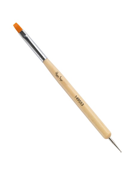 PINCEL 2 EN 1 PLANO 1.5MM PEGGY