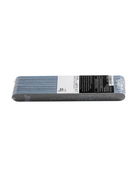 LIMA DE UÑAS NEGRA 2 CARAS 180/180 LOTE 10 UNDS PEGGY