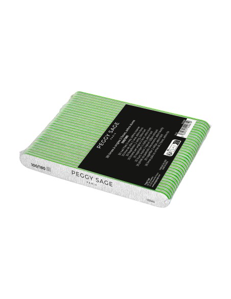 LIMA DE UÑAS CEBRA 2 CARAS 100/180 LOTE 10 UNDS PEGGY