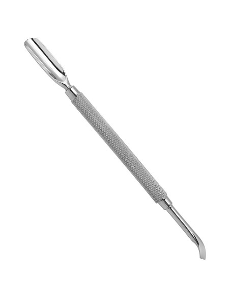 INSTRUMENTO DOBLE GUBIA/EMPUJADOR DE CUTICULAS 13.5CM PEGGY