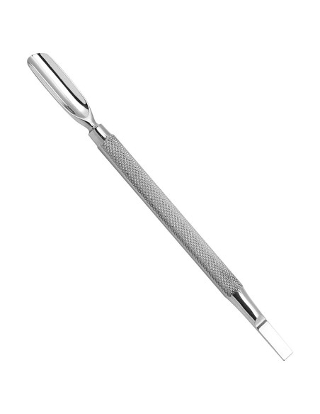 INSTRUMENTO DOBLE GUBIA/EMPUJADOR DE CUTICULAS 13CM PEGGY