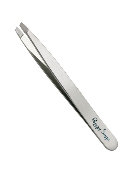 PINZA PARA DEPILAR PROFESIONAL PUNTA OBLICUA INOX PEGGY