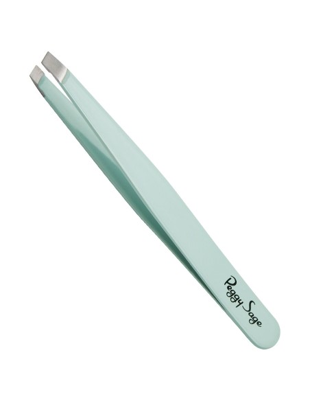 PINZA PARA DEPILAR PROFESIONAL PUNTA OBLICUA VERT PEGGY