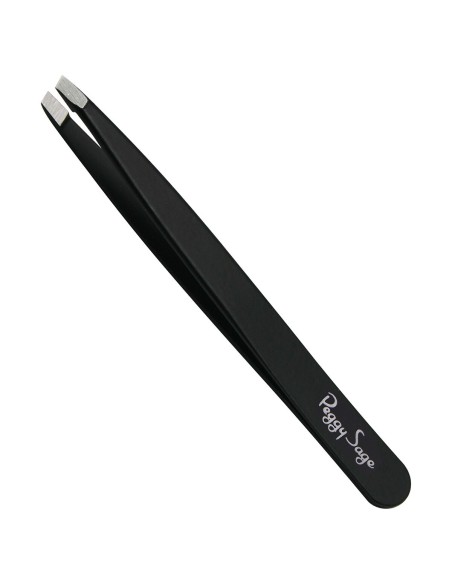 PINZA PARA DEPILAR PROFESIONAL PUNTA OBLICUA NOIR PEGGY