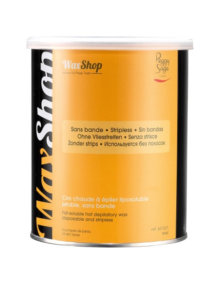 CERA CALIENTE DE DEPILAR MIEL 800ML PEGGY
