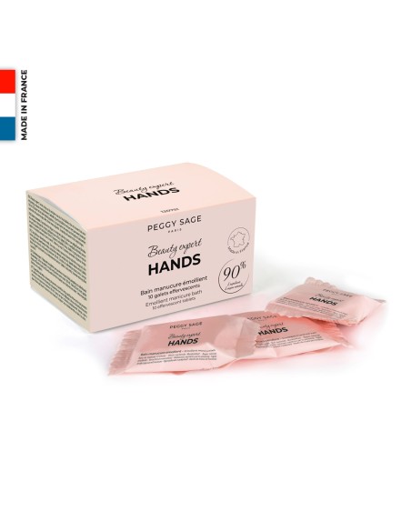 BAÑO DE MANICURA EMOLIENTE PASTILLAS ESFERVESCENTES 10 UNDS PEGGY