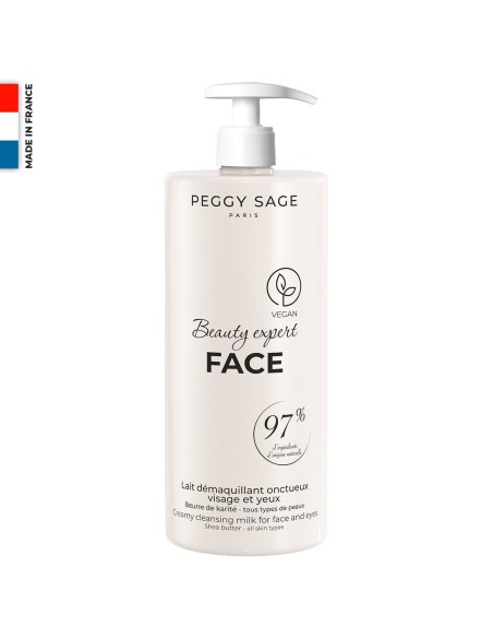 LECHE DESMAQUILLADORA CREMOSA ROSTRO Y OJOS 1000ML PEGGY