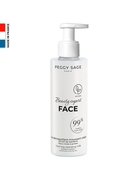 LECHE DESMAQUILLADORA ESPUMANTE PARA EL ROSTRO 200ML PEGGY