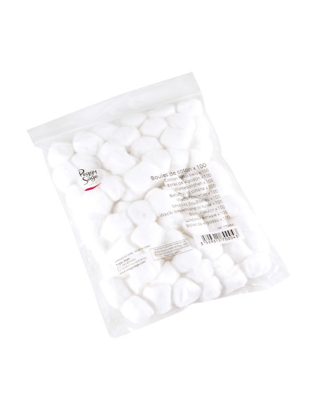 BOLAS DE ALGODON 100 UNDS PEGGY