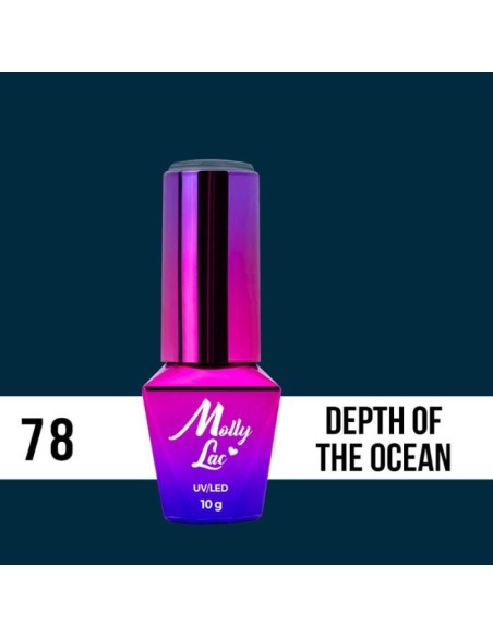 **ESMALTE PERMANENTE BLUE SKY  78 10 ML MOLLY LAC**
