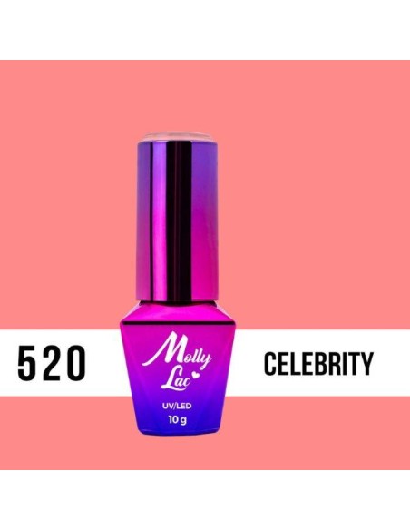 ESMALTE PERMANENTE NUDELOVER CELEBRITY 520 10ML MOLLY LAC