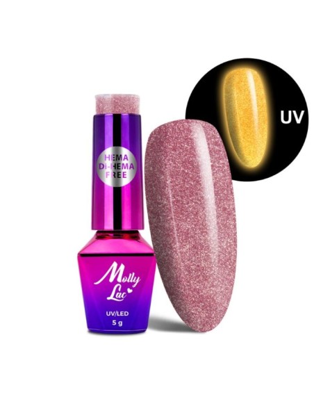 ESMALTE PERMANENTE NIGHT GLOWING 672 5ML MOLLY LAC