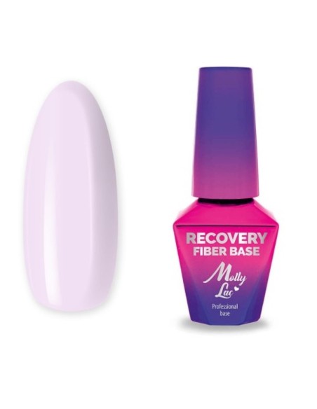 *BASE RECOBERY FIBER CLEAR PINK 10ML MOLLY LAC