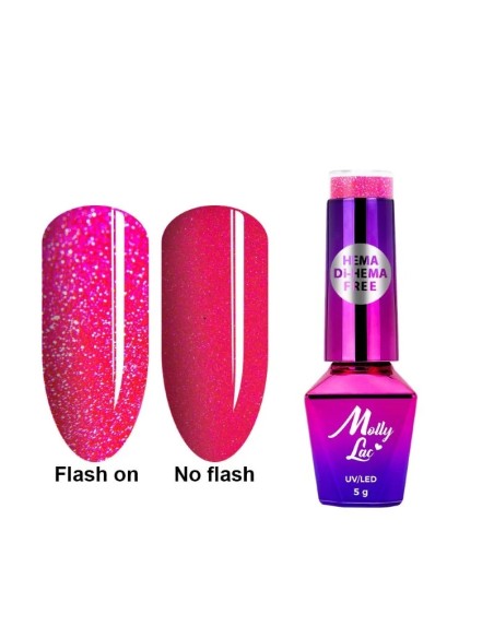 ESMALTE PERMANENTE FLASHING LIGHTS 644 5ML MOLLY LAC