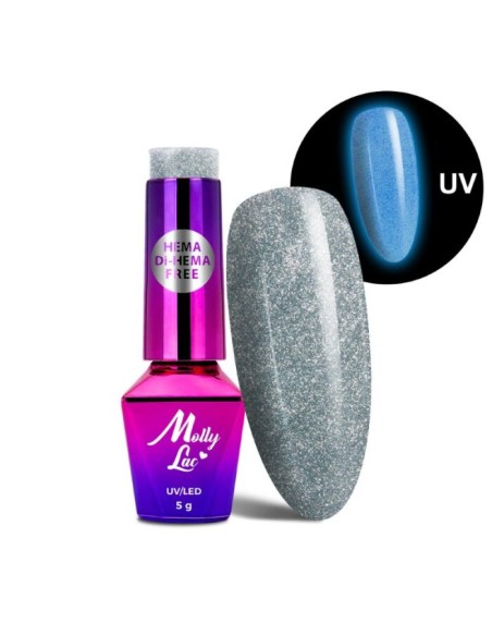 ESMALTE PERMANENTE NIGHT GLOWING 677 5ML MOLLY LAC