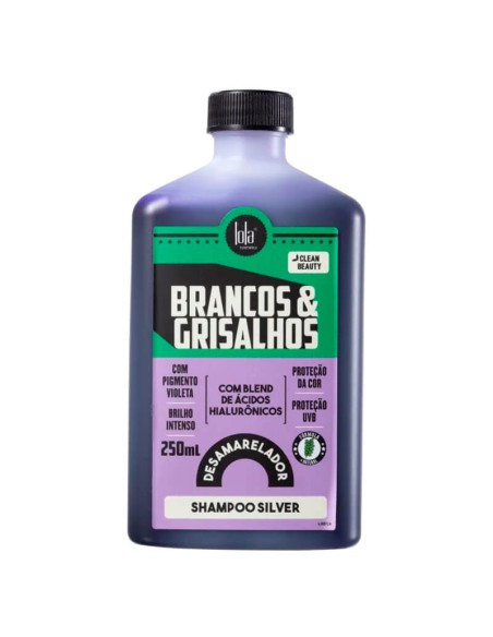 CHAMPU SILVER BRANCOS E GRISALHOS 250ML LOLA