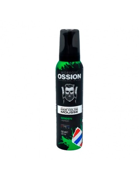 MOUSSE HAIR COLOR SEMI PERMANENT GREEN 150 ML OSSION