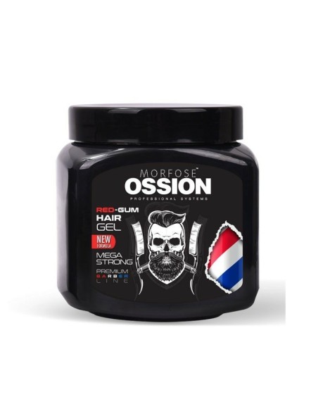 HAIR GEL MEGA STRONG RED/GUM 750 ML OSSION