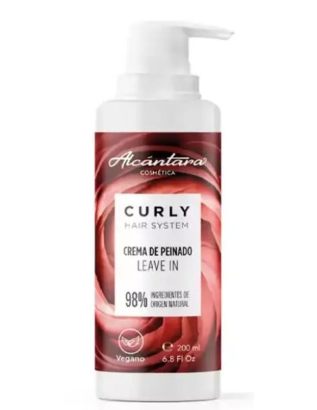 CREMA DE PEINADO LEAVE IN CURLY HAIR SYSTEM 200 ML ALCANTARA