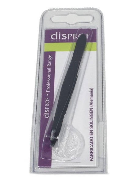 PINZA PARA DEPILAR PUNTA CANGREJO NEGRA 9 CM DISPROF