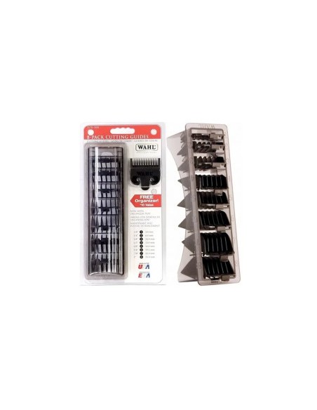 PACK DE PEINES PARA MAQUINAS NEGRO 8 UND WAHL