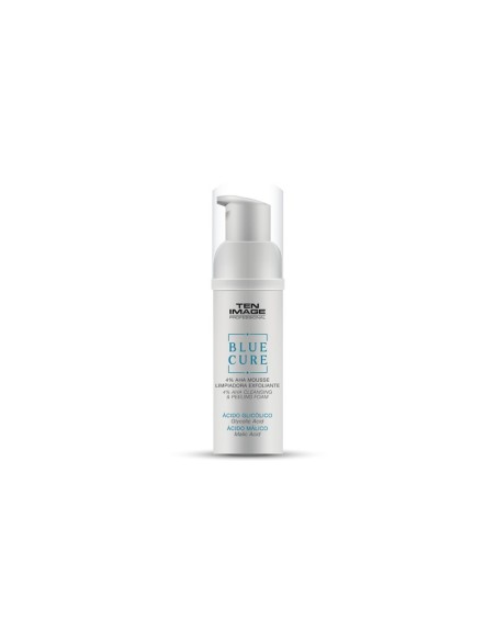 MOUSSE EXFOLIANTE 4% AHA BLUE CURE 50 ML TEN IMAGEN