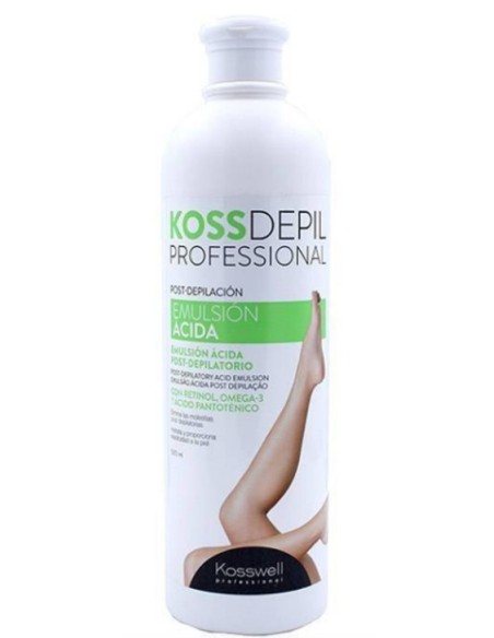 EMULSION ACIDA POST DEPIL 500 ML KOSSWELL
